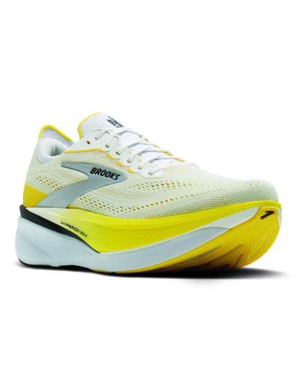 Brooks Hyperion Max 4 - White/Cyber Yellow/Blackimages2- The Sports Edit