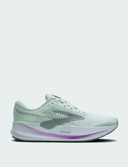 Brooks Revel Max - White/Harbor Mist/Metallicimages1- The Sports Edit