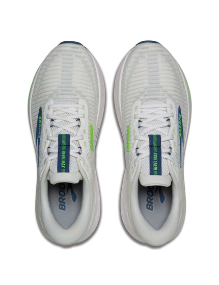Brooks Revel Max - White/Moonlight/Green Geckoimages6- The Sports Edit
