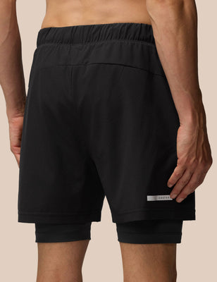 2-In-1 Short - Black/White