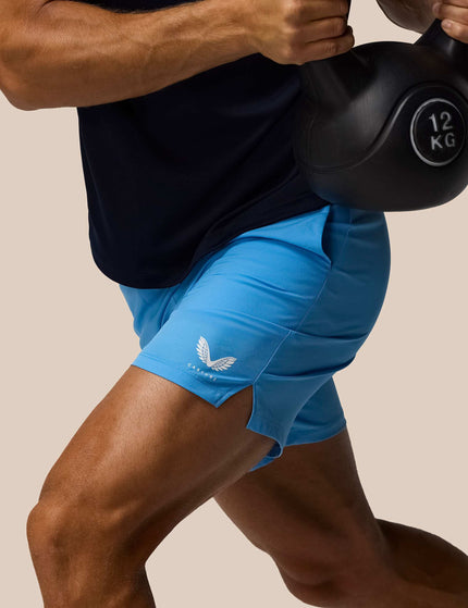 Castore 7” Branded Elastic Shorts - Cool Blueimages3- The Sports Edit