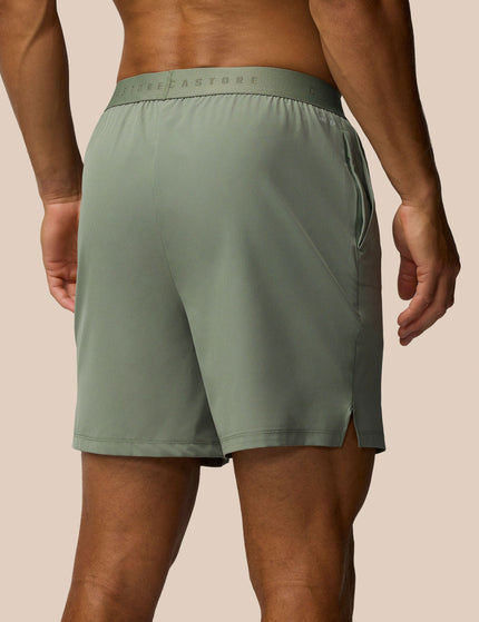 Castore 7” Branded Elastic Shorts - Light Greenimages2- The Sports Edit