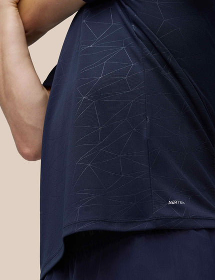 Castore Aop Short Sleeve T-Shirt - Midnight Navy/Whiteimages4- The Sports Edit