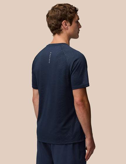 Castore Aop Short Sleeve T-Shirt - Midnight Navy/Whiteimages2- The Sports Edit