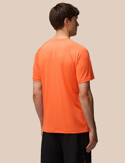 Castore Aop Short Sleeve T-Shirt - Bright Orange/Mid Greyimages2- The Sports Edit