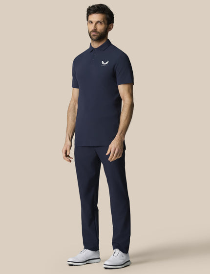 Castore Club Essential Short Sleeve Polo - Midnight Navy/Whiteimages6- The Sports Edit