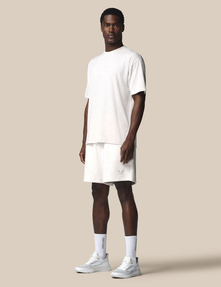 Castore Cotton Fleece Shorts - Oatmeal Marlimages3- The Sports Edit