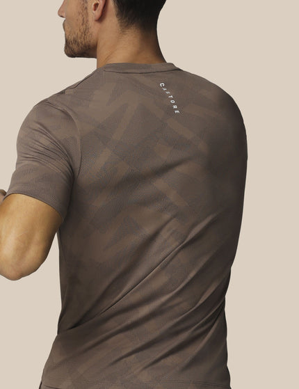 Castore Apex Engineered Short Sleeve T-Shirt - Deep Taupeimages5- The Sports Edit