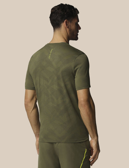 Castore Apex Engineered Short Sleeve T-Shirt - Ivy Greenimages2- The Sports Edit