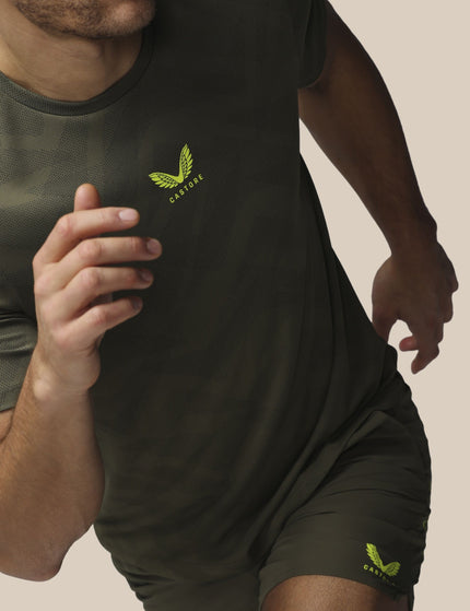 Castore Apex Engineered Short Sleeve T-Shirt - Ivy Greenimages4- The Sports Edit