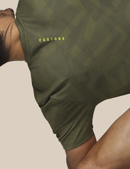 Castore Apex Engineered Short Sleeve T-Shirt - Ivy Greenimages5- The Sports Edit