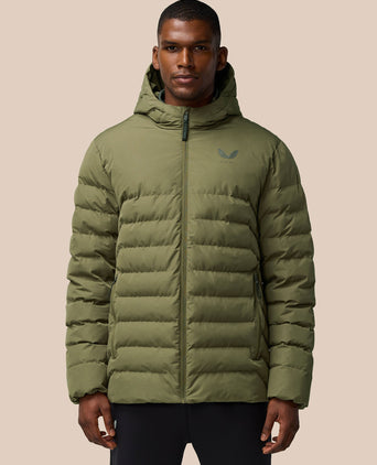 Essential Lightweight Wadded Jacket - Ivy Green/Gunmetal