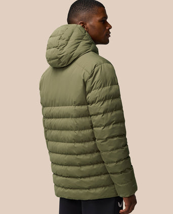 Essential Lightweight Wadded Jacket - Ivy Green/Gunmetal