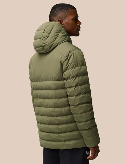 Castore Essential Lightweight Wadded Jacket - Ivy Green/Gunmetalimages2- The Sports Edit