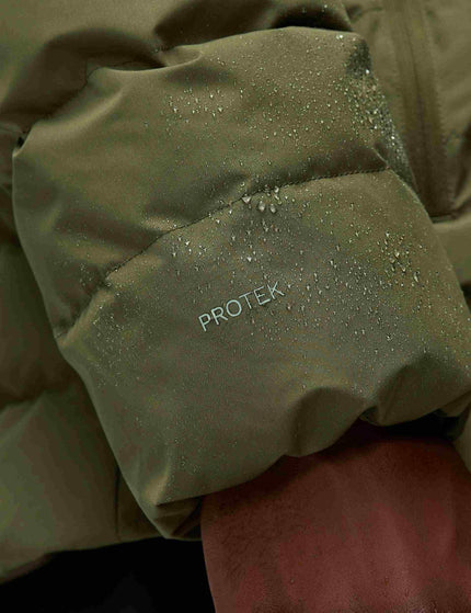 Castore Essential Lightweight Wadded Jacket - Ivy Green/Gunmetalimages6- The Sports Edit