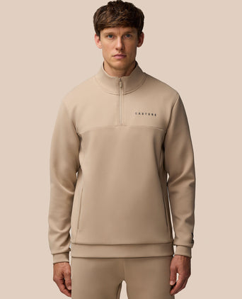 Scuba 1/4 Zip - Mushroom/Gunmetal