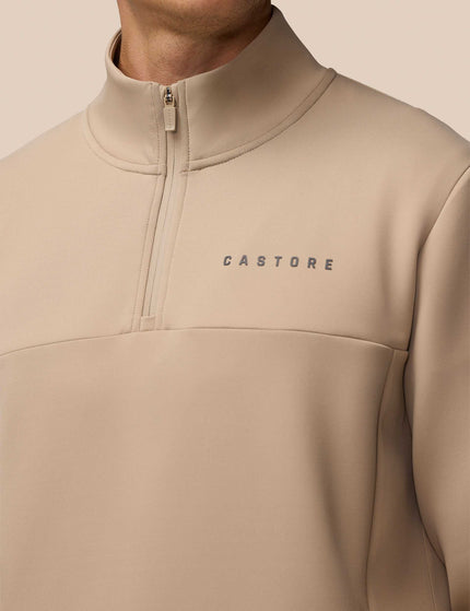 Castore Scuba 1/4 Zip - Mushroom/Gunmetalimages4- The Sports Edit