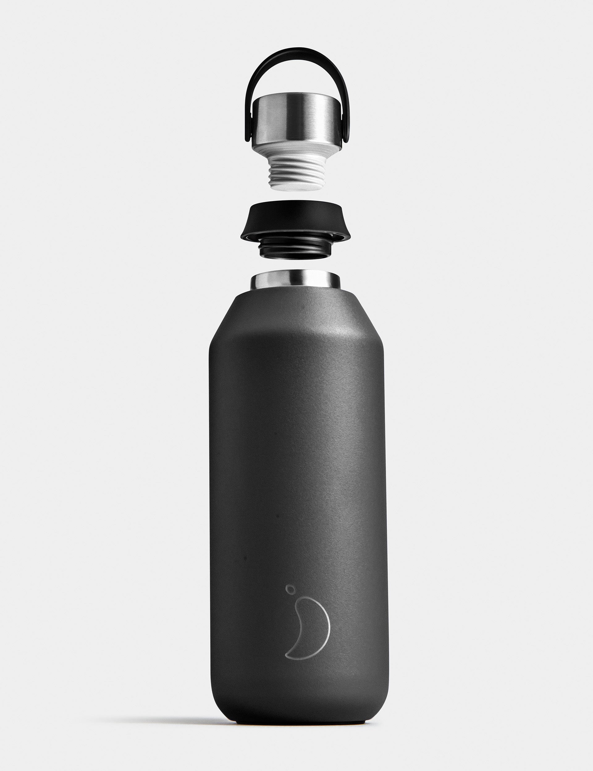 Chilly's, Series 2 Water Bottle 500ml - Abyss Black