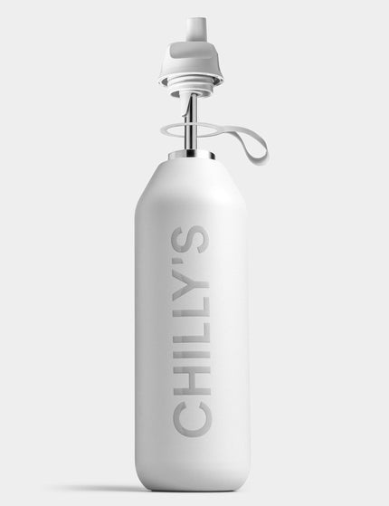 Chilly's Series 2 Flip Water Bottle 1000ml - Graniteimages2- The Sports Edit