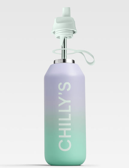 Chilly's Series 2 Flip Water Bottle 500ml - Morning Hazeimages2- The Sports Edit