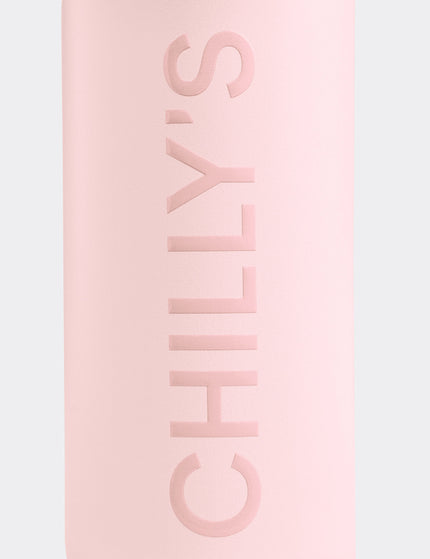 Chilly's Series 2 Flip Water Bottle 500ml - Blushimages6- The Sports Edit