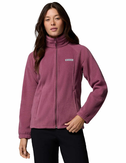 Columbia Benton Springs Full Zip Fleece Jacket - Antique Mauveimages1- The Sports Edit