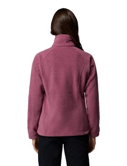 Columbia Benton Springs Full Zip Fleece Jacket - Antique Mauveimages2- The Sports Edit