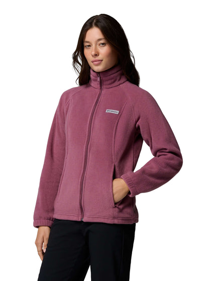 Columbia Benton Springs Full Zip Fleece Jacket - Antique Mauveimages5- The Sports Edit