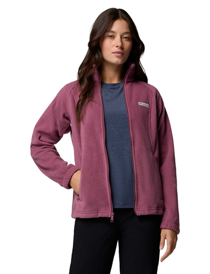Columbia Benton Springs Full Zip Fleece Jacket - Antique Mauveimages6- The Sports Edit
