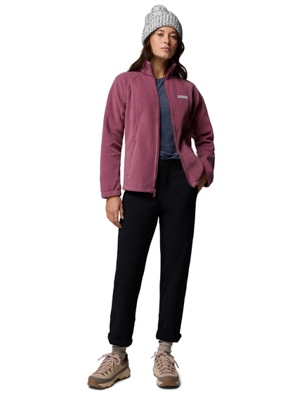 Columbia Benton Springs Full Zip Fleece Jacket - Antique Mauveimages7- The Sports Edit