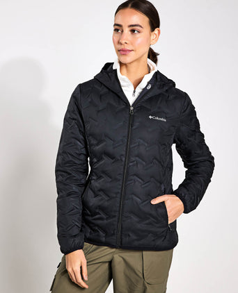 Delta Ridge II Down Hooded Jacket - Black