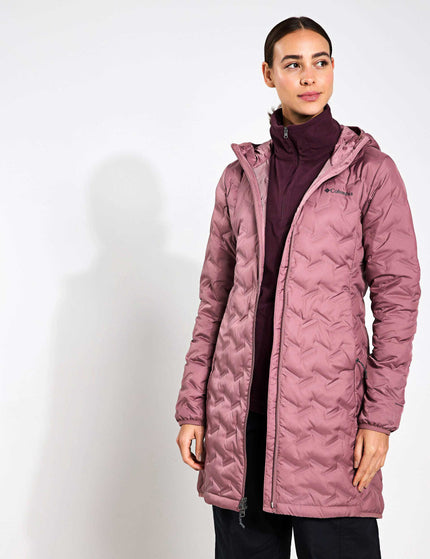 Columbia Delta Ridge II Hooded Long Down Puffer - Figimages1- The Sports Edit