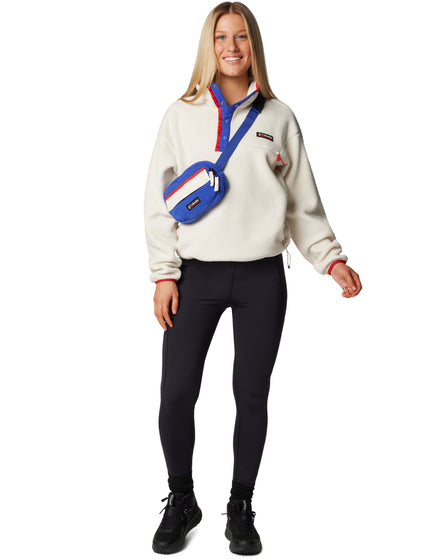 Columbia Helvetia II Cropped Sherpa Half Snap Fleece - Chalkimages6- The Sports Edit