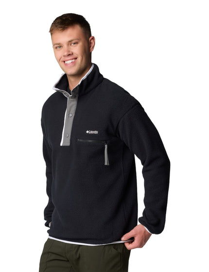 Columbia Helvetia II Half Snap Fleece - Blackimages5- The Sports Edit