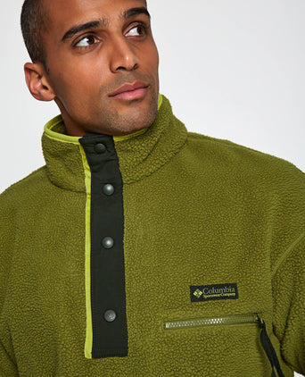 Helvetia II Half Snap Fleece - Mossy Green/Greenscape/Antique Moss