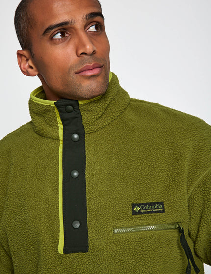 Columbia Helvetia II Half Snap Fleece - Mossy Green/Greenscape/Antique Mossimages2- The Sports Edit