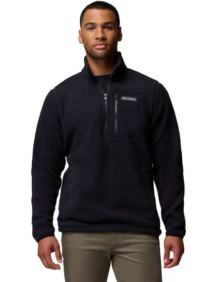 Columbia Jasper Ridge™ Pebbled Half Zip Fleece - Blackimages1- The Sports Edit