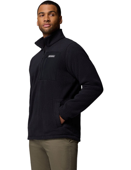 Columbia Jasper Ridge™ Pebbled Half Zip Fleece - Blackimages4- The Sports Edit