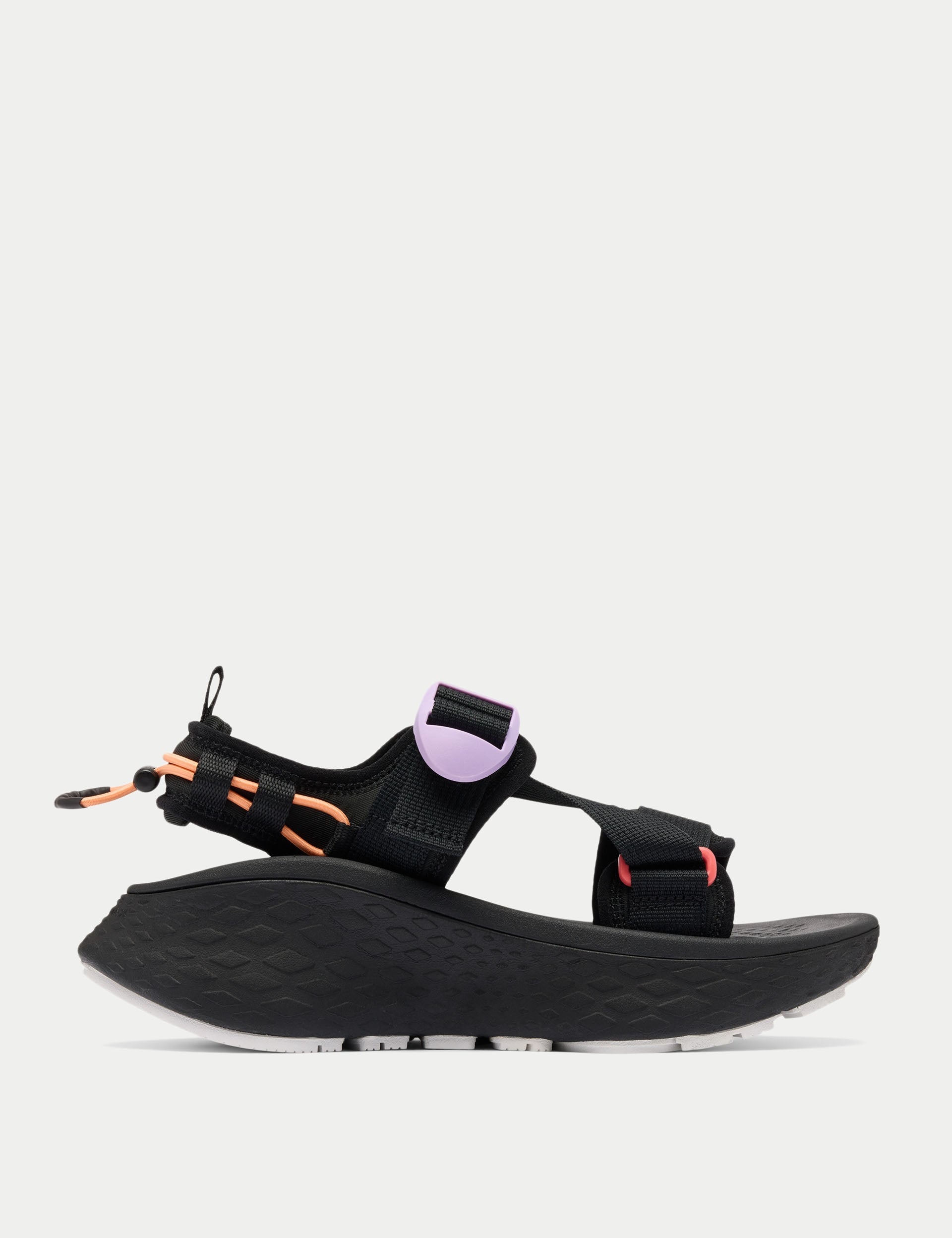 Konos Elevate Strap Sandal Black Hydrangea