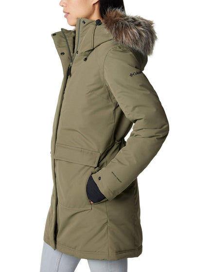 Columbia Little Si II Waterproof Parka - Stone Greenimages2- The Sports Edit