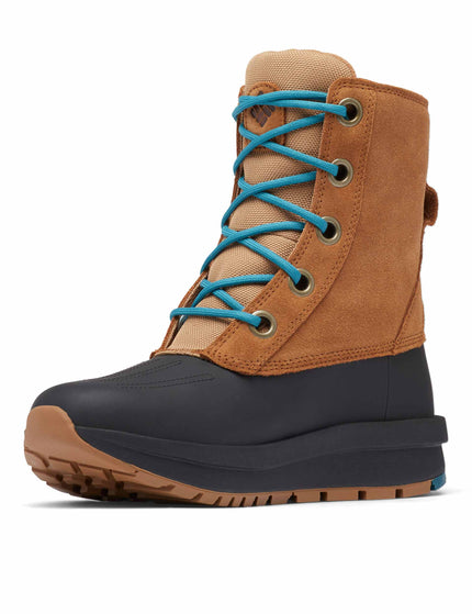 Columbia Moritza Shield II Omni-Heat Waterproof Snow Boot - Elk/River Blueimages3- The Sports Edit