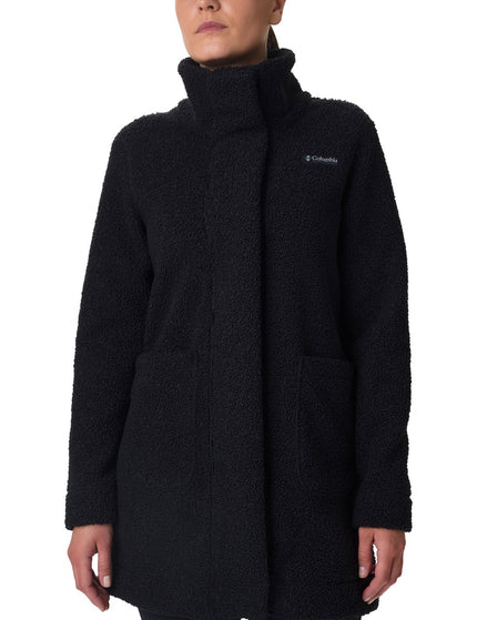 Columbia Panorama Long Sherpa Fleece Jacket - Blackimages1- The Sports Edit