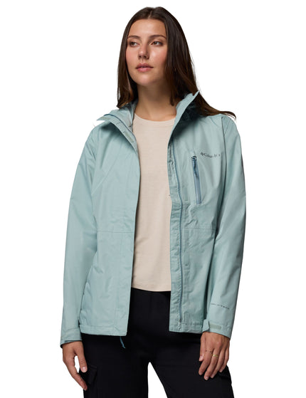 Columbia Pouring Adventure III Waterproof Hiking Jacket - Crushed Blueimages7- The Sports Edit