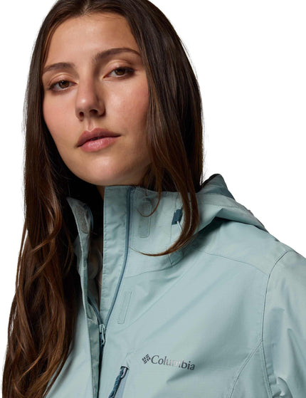 Columbia Pouring Adventure III Waterproof Hiking Jacket - Crushed Blueimages3- The Sports Edit