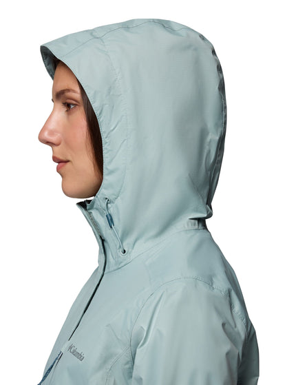 Columbia Pouring Adventure III Waterproof Hiking Jacket - Crushed Blueimages4- The Sports Edit