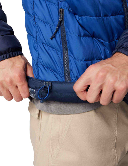 Columbia Powder Lite™ II Hooded Jacket - Mountain Blue, Collegate Navyimages5- The Sports Edit