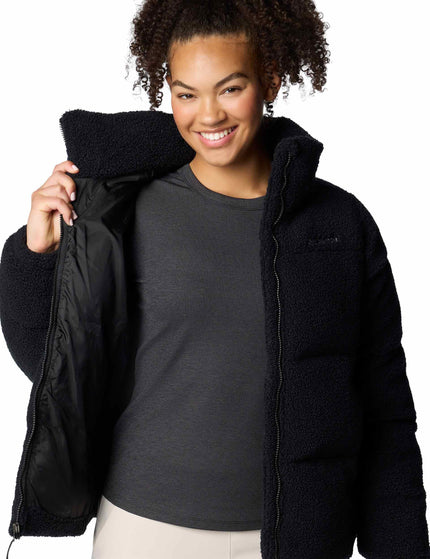 Columbia Puffect Sherpa Puffer Jacket - Blackimages3- The Sports Edit