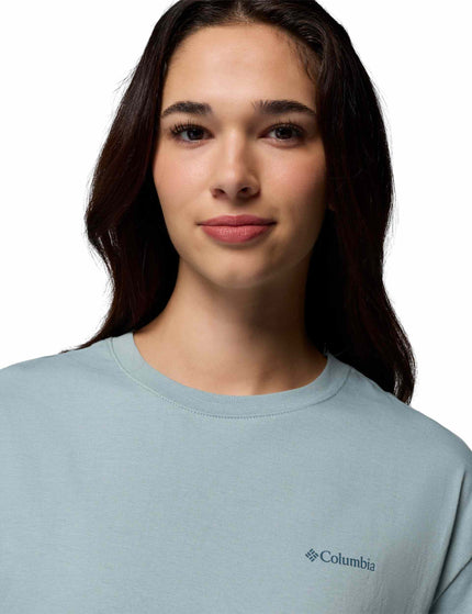 Columbia Rolling Bend Graphic Oversized T-Shirt - Crushed Blue/Floral Grooveimages3- The Sports Edit