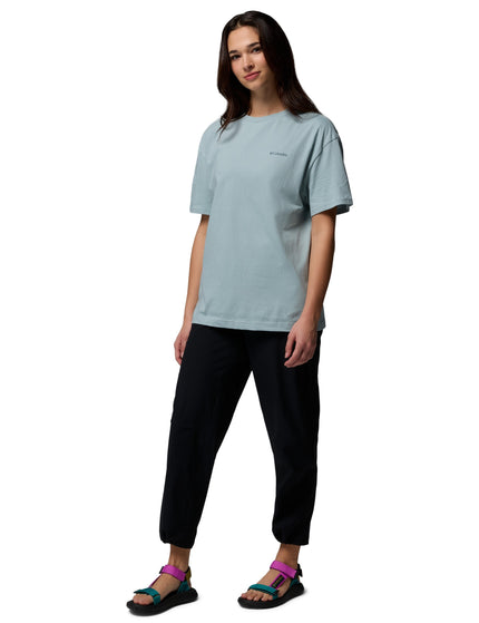Columbia Rolling Bend Graphic Oversized T-Shirt - Crushed Blue/Floral Grooveimages6- The Sports Edit