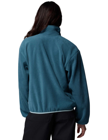 Columbia Sequoia Grove 1/2 Zip Fleece - Everblue/Crushed Blueimages2- The Sports Edit